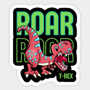 T-Rex Roar Roar Sticker
